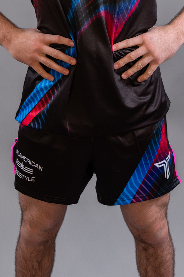 RAF05 Fight Shorts (5” Inseam) - Black