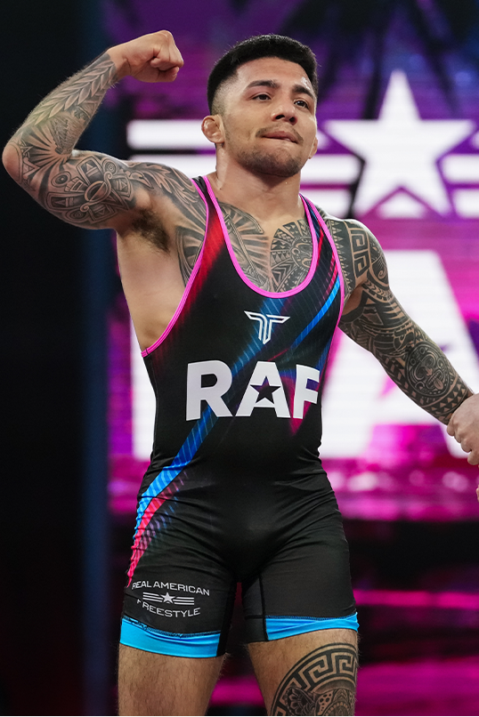 RAF05 Wrestling Men's Singlet - Black