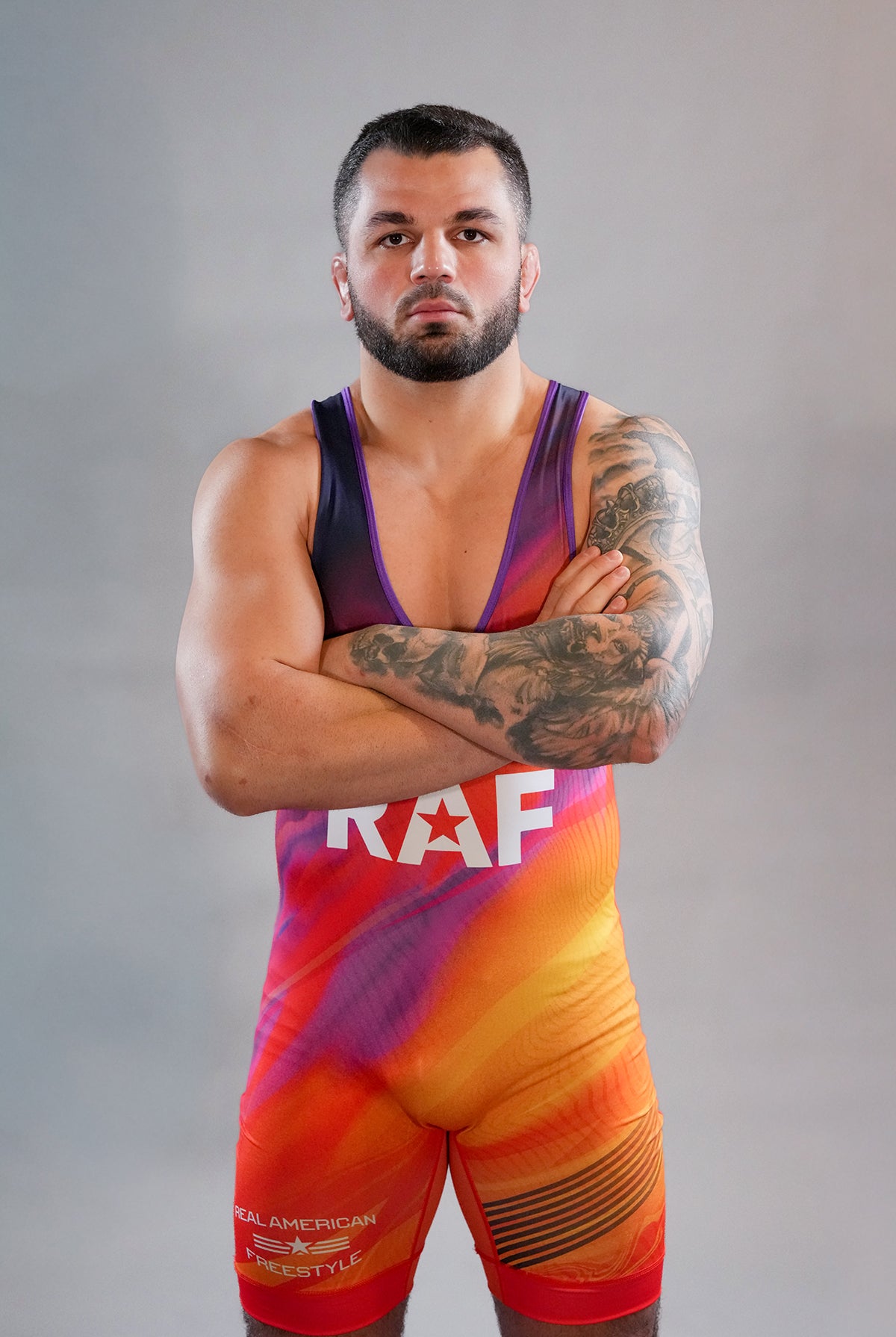 RAF06 Wrestling Men's Singlet - Orange – Takedown Sportswear