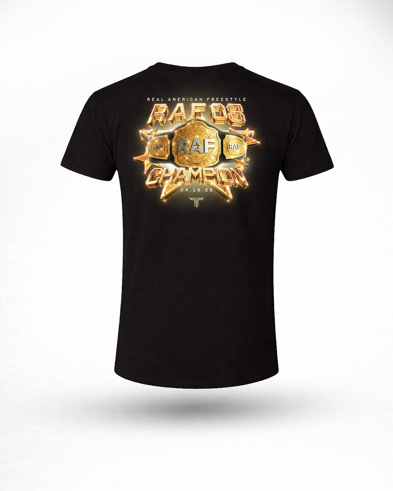 RAF 08 Champions Tee - Black