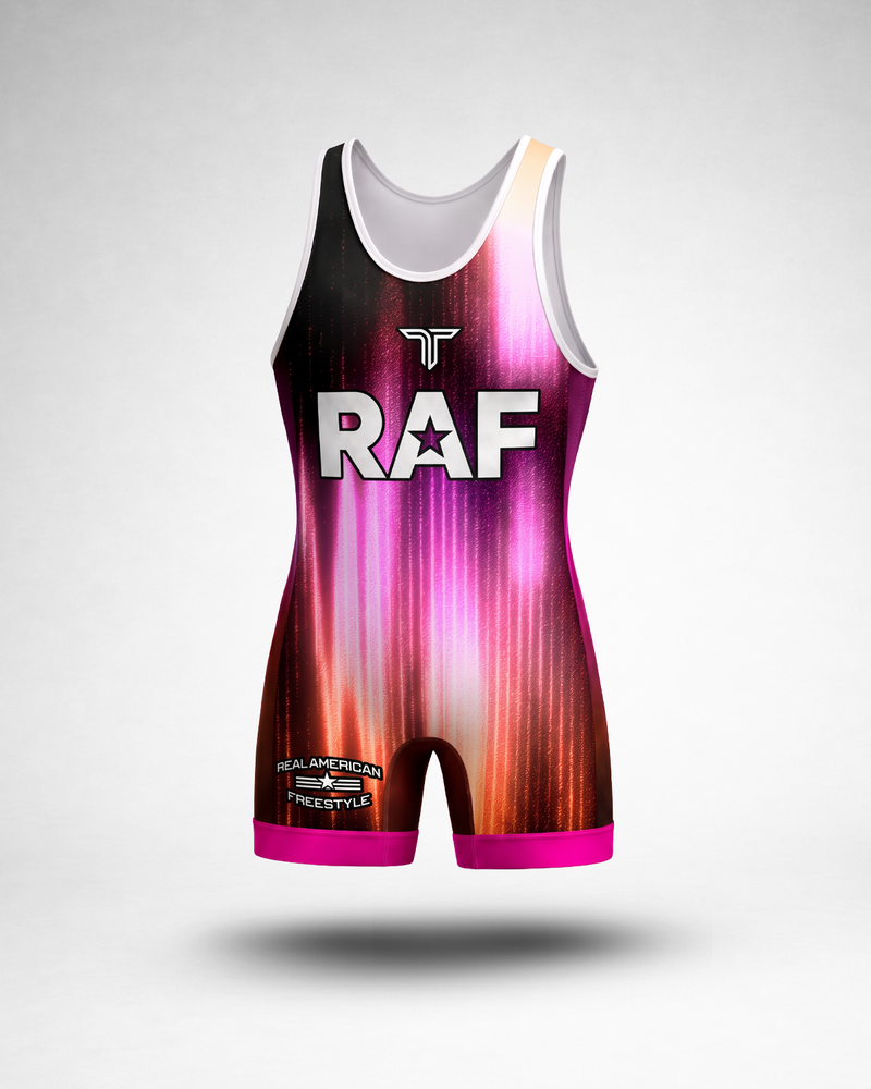RAF14 Las Vegas Aura Wrestling Men's Singlet - Pink