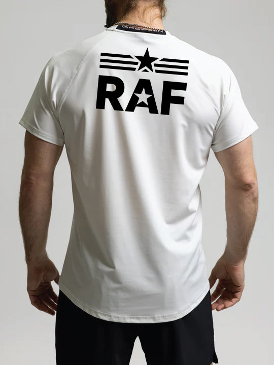 RAF Logo Intensity Performance Top - White