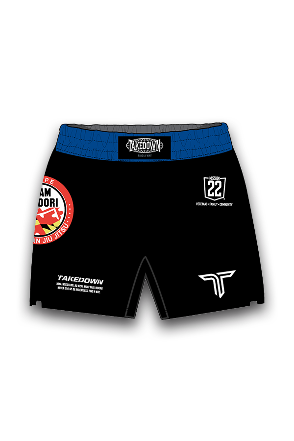 Randori Fight Shorts (5” Inseam) - Blue
