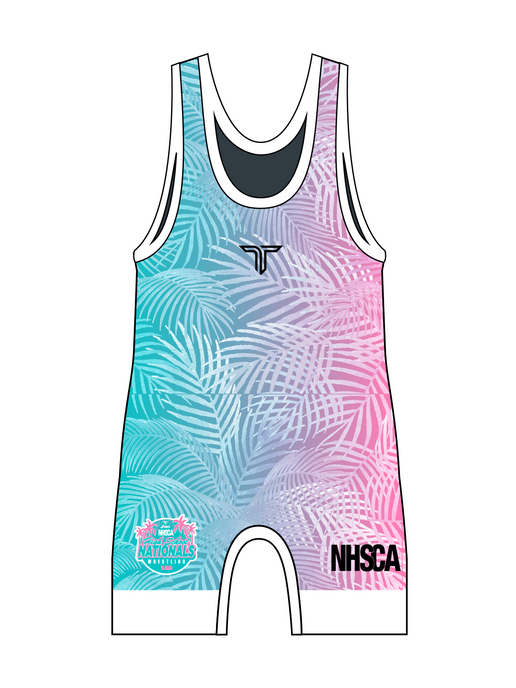 2026 NHSCA Nationals Singlet - Pink/Blue *PREORDER*