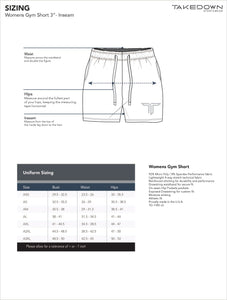 Charcoal Jungle Camo Women's Gym Shorts (3" Inseam)