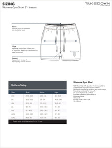 Steel Grey Jungle Camo Women's Gym Shorts (3" Inseam)