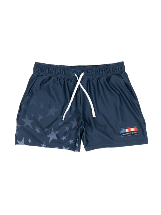 Gym Star Gym Shorts - Navy (5”&7” Inseam)