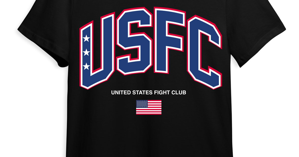 USFC TShirt Black Takedown Sportswear