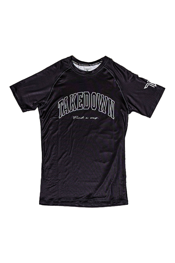 Youth Takedown Arch Short-Sleeve Rashguard - Black