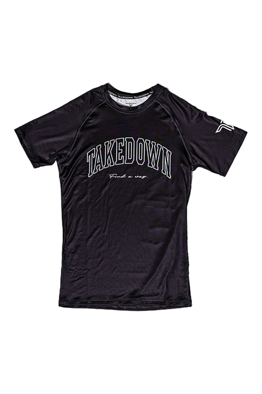 Youth Takedown Arch Short-Sleeve Rashguard - Black