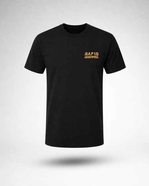 RAF 10 Champions Tee - Black