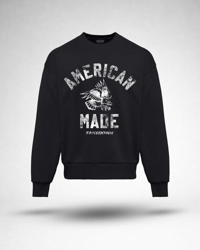 "American Made" Classic Crew - Black