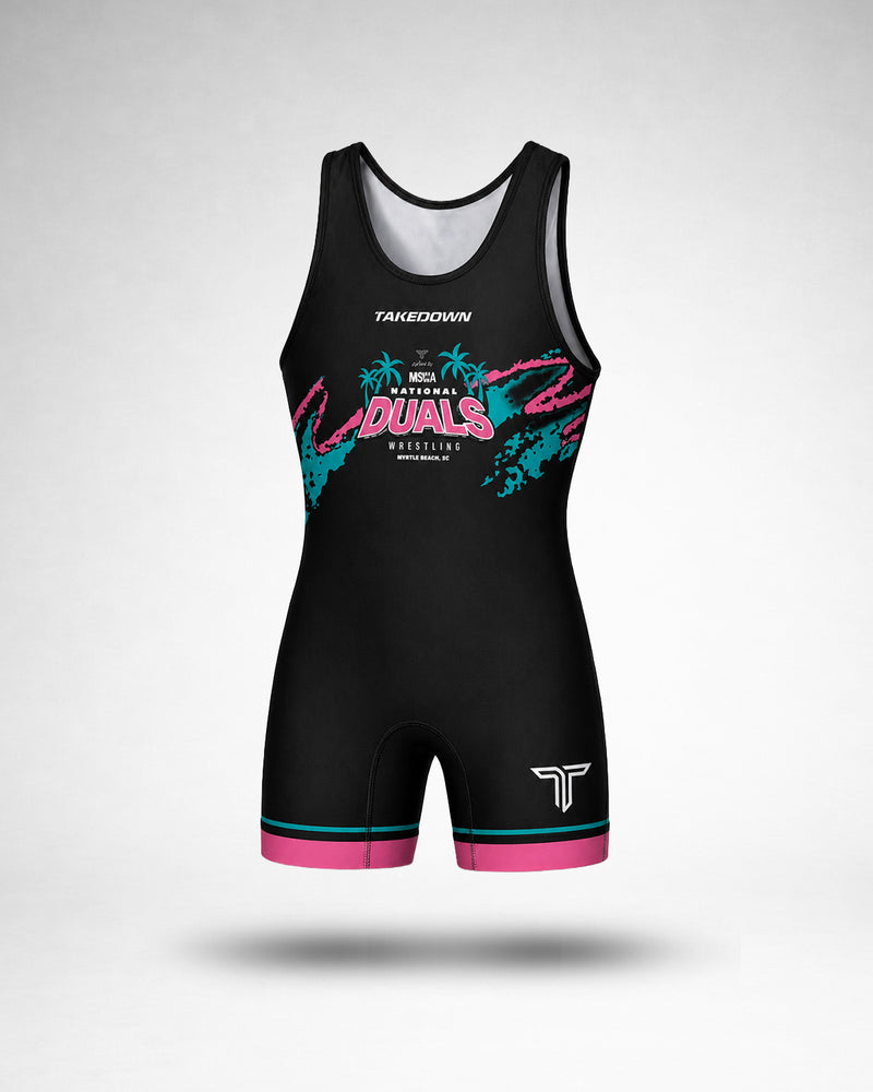 2026 NHSCA Duals Mens Singlet - Black