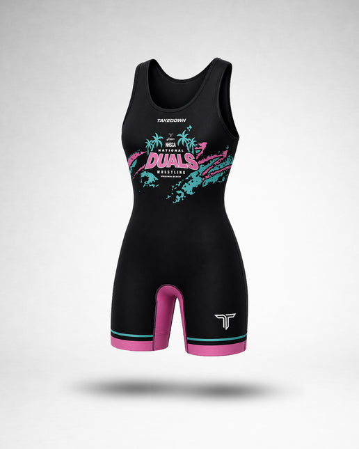 2026 NHSCA Duals Womens Singlet - Black