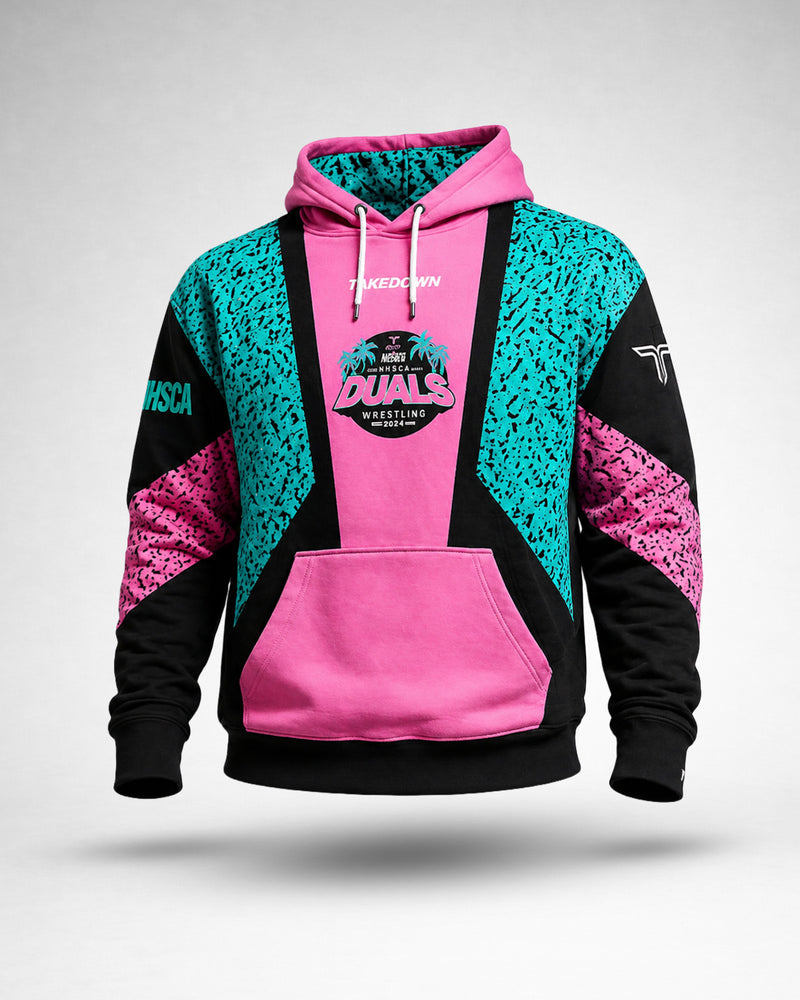 2026 NHSCA Duals Hoodie - Blue/Pink/Black