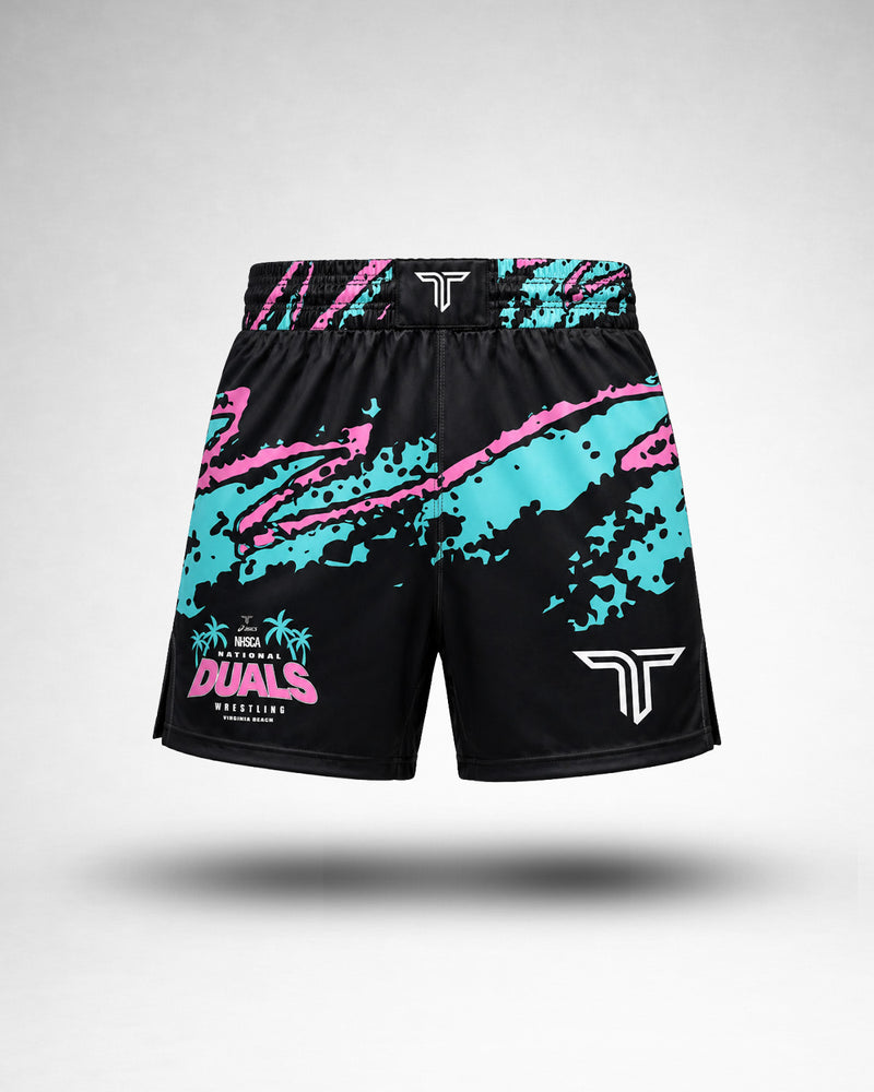 2026 NHSCA Duals Fight Short - Black (5” Inseam)