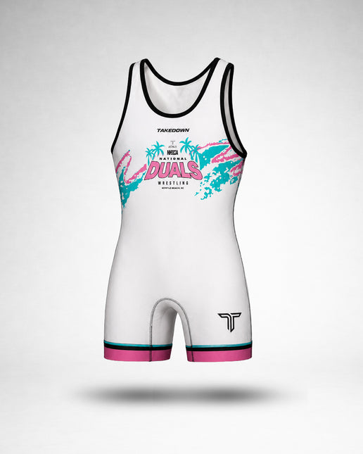 2026 NHSCA Duals Mens Singlet - White