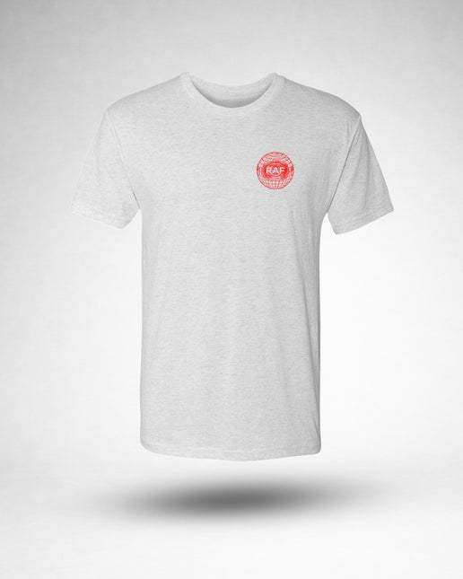 RAF Vintage Wrestling Tee - Heather White
