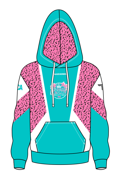 2026 NHSCA Nationals Performance Hoodie - White *PREORDER*