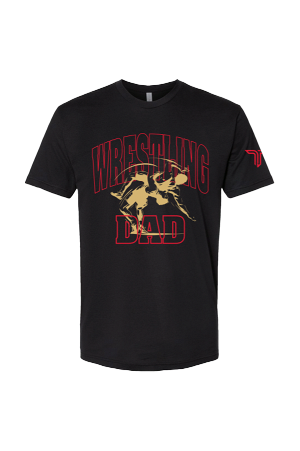 Team GA Wrestling Dad T-Shirt 06 - Black