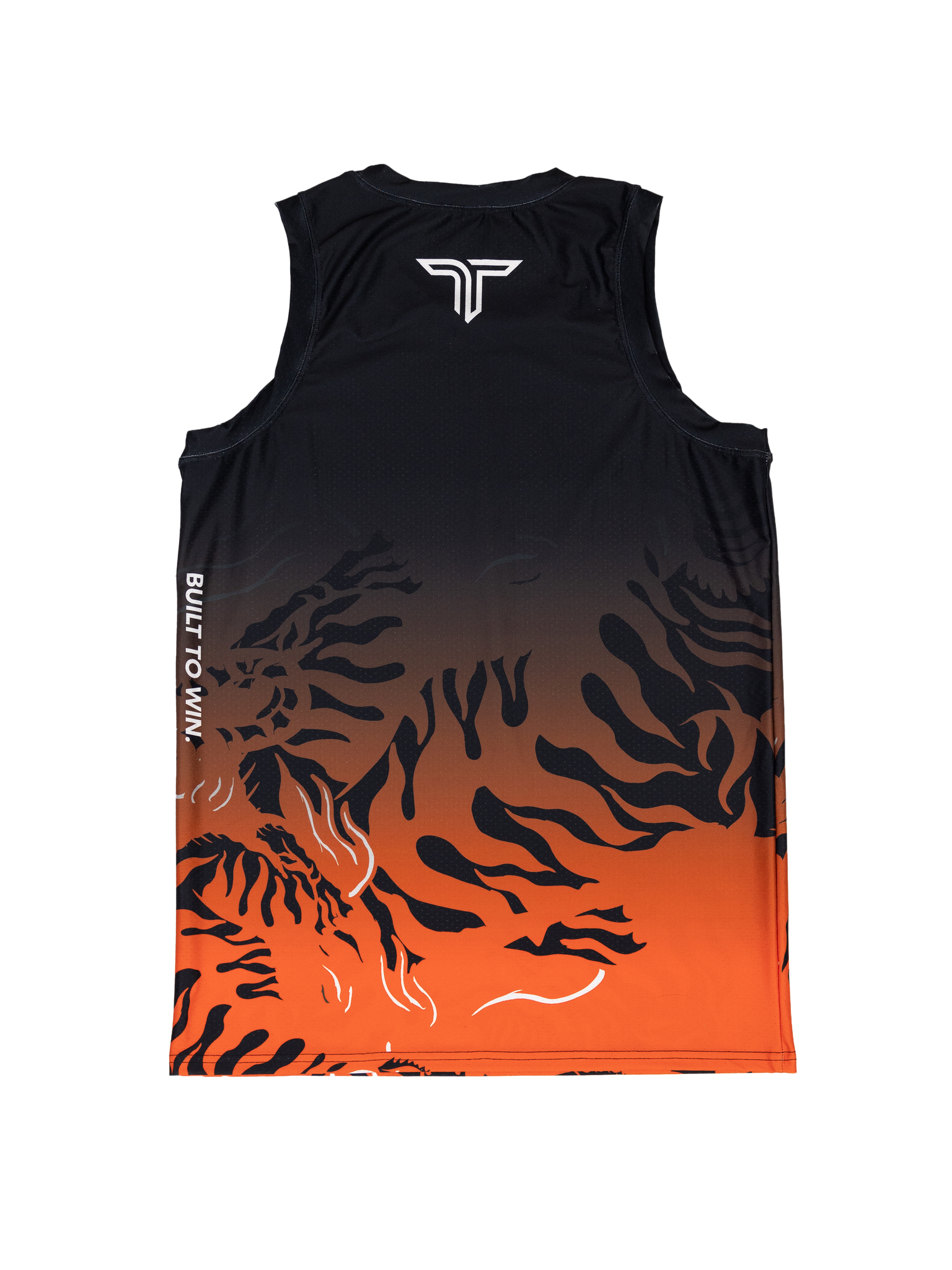 Tiger Fight' Sleeveless Jersey - Caution Orange – Takedown Sportswear