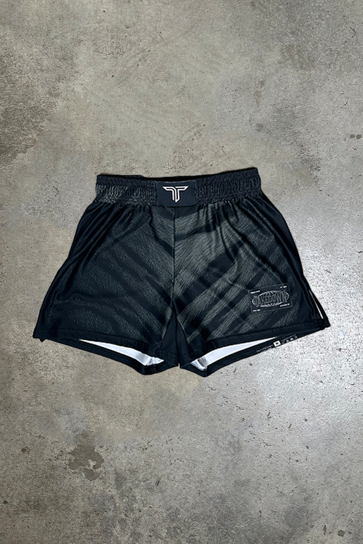 Predator Series: Midnight Tiger Fight Shorts (5” Inseam) *PREORDER*