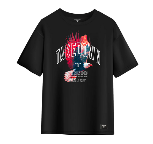 'Murica Oversized T-Shirt - Black