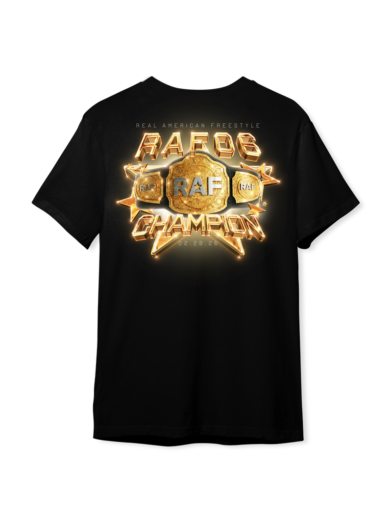 The Official RAF06 Championship Tee - Black