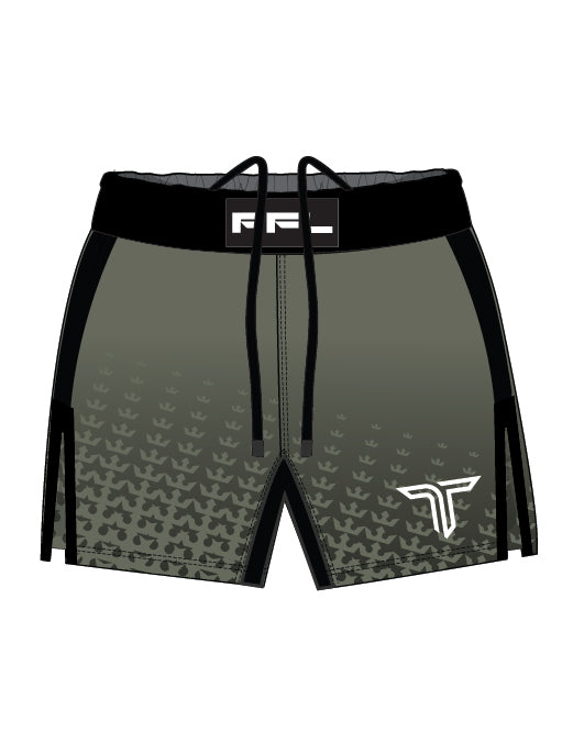 PFL Crown 7” Pro Fight Short - Military Green