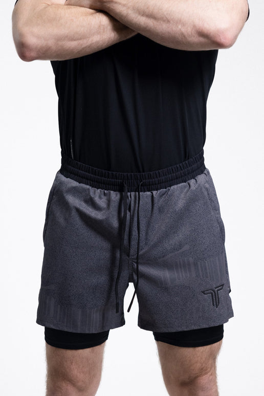T-Tech Lined Training Shorts (5” Inseam) - Black Night Vision