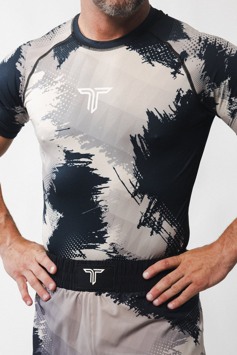 Kaos Camo Short-Sleeve Rashguard - Cinder