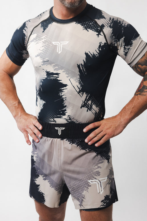 Kaos Camo Short-Sleeve Rashguard - Cinder