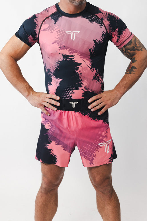Kaos Camo Short-Sleeve Rashguard - Watermelon