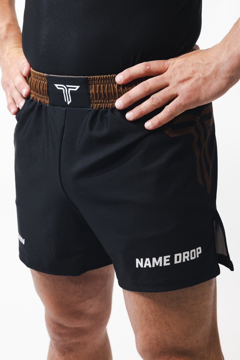 Ranked Jiu Jitsu Fight Shorts (5”&7“ Inseam) - Brown