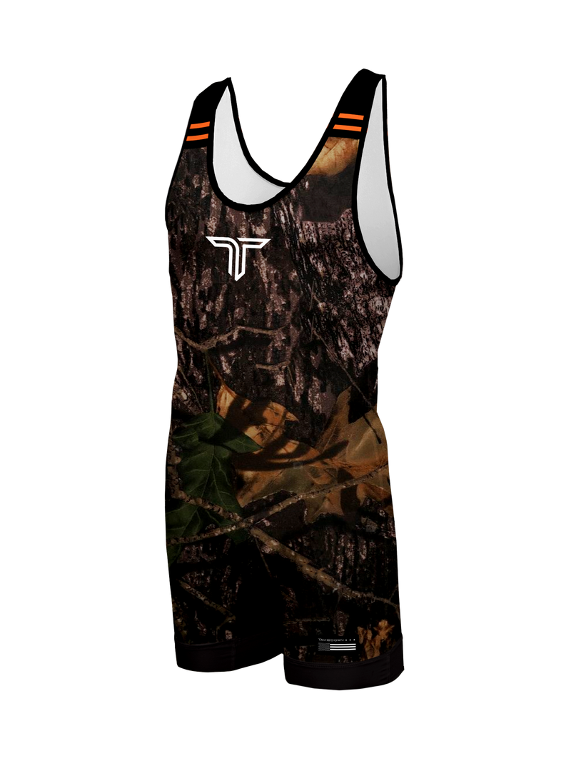 Hunter Camo Wrestling Singlet