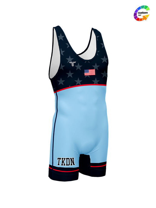 International Wrestling Singlet Blue purchase Takedown