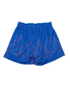 Burple Flame Mesh Rec Shorts