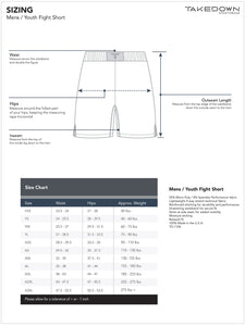 TD-FS-004 360° Custom Fight Shorts (5"&7“ Inseam)