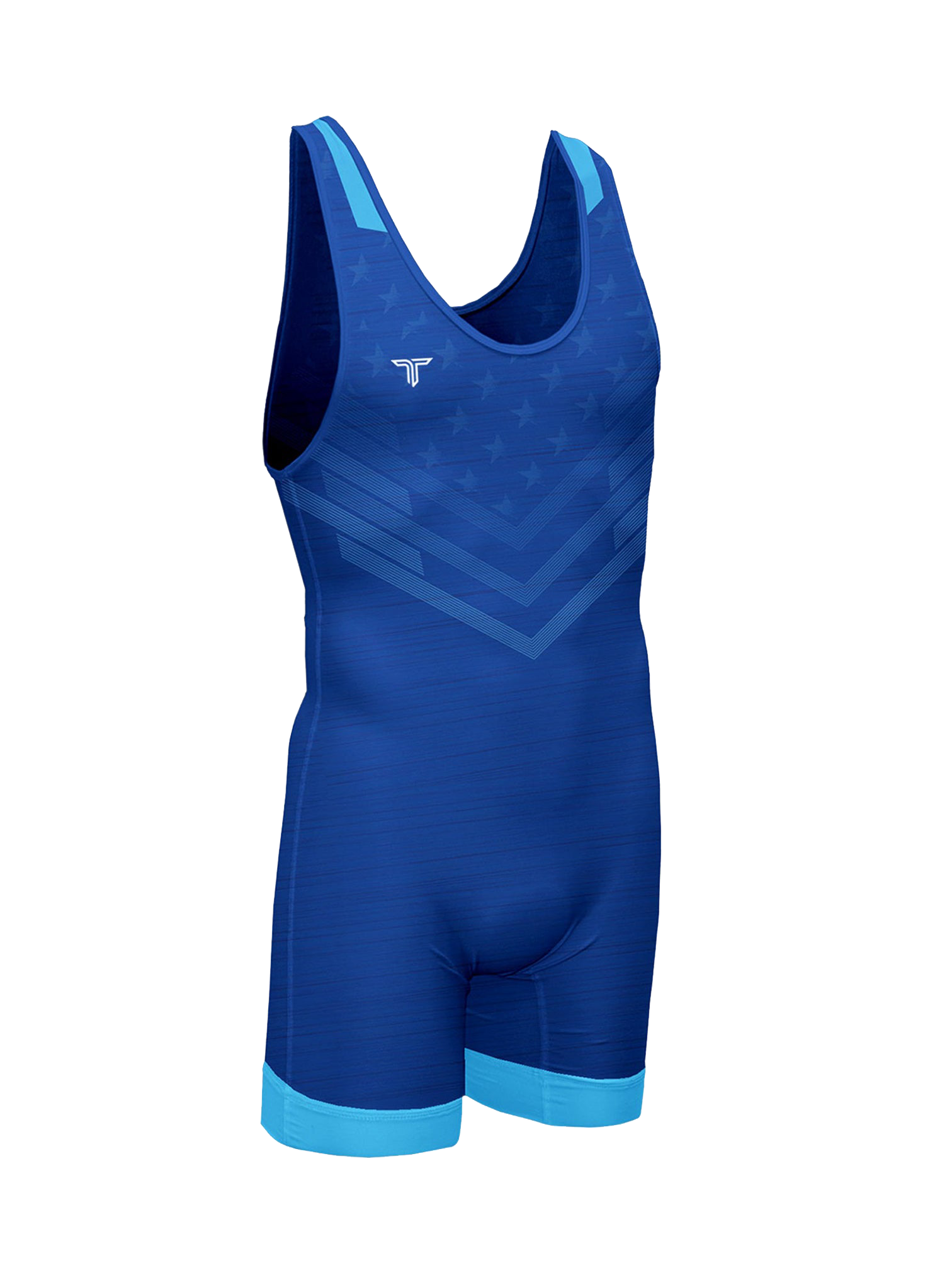 International Wrestling Singlet Blue Takedown Sportswear