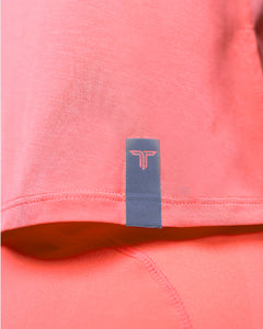 Cropped Logo Tee Pop Pink