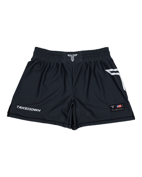 Raven Black Core Women's Gym Shorts (3 Inseam) – Takedown Sportswear