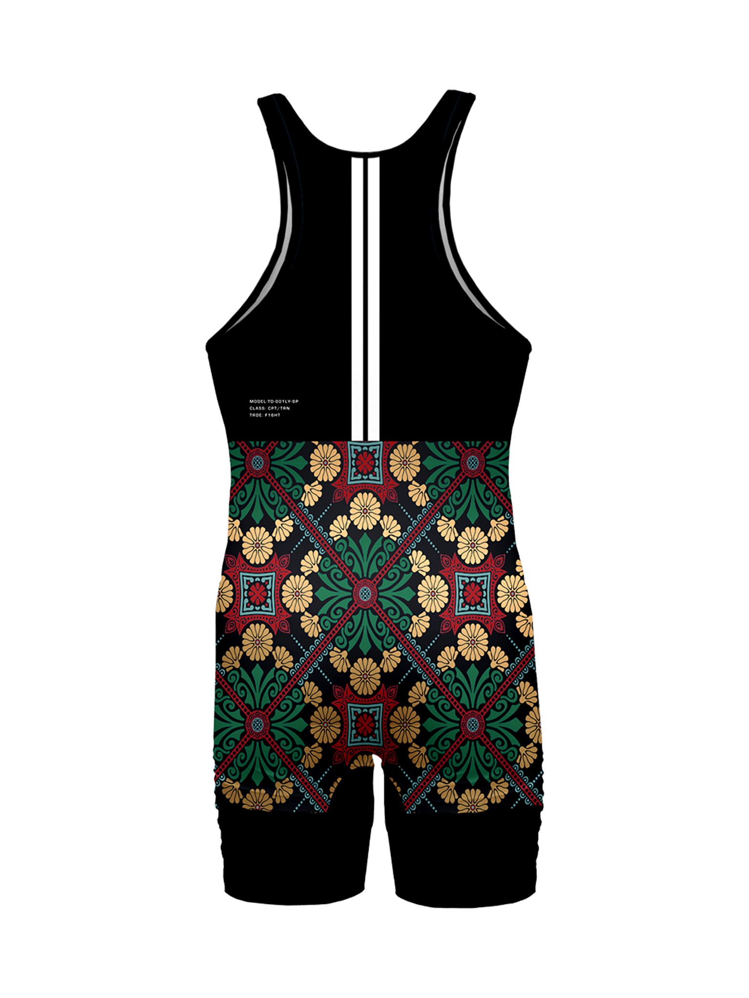 Mandala Wrestling Singlet