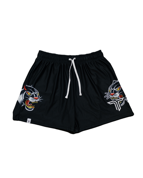 Raven Black Core Gym Shorts (5&7 Inseam)