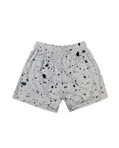 Tan Speckle Mesh Rec Shorts